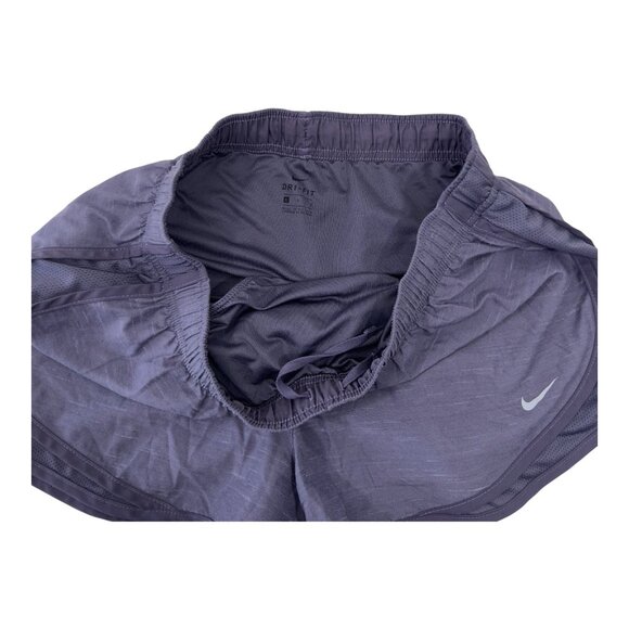 Nike Dri-Fit Womens Running Shorts Size L -Purple Lightweight Activewear - Picture 4 of 12